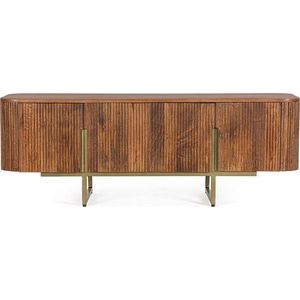 TV stolek z mangového dřeva v přírodní barvě 140x50x42 cm Vilas – Bizzotto obraz