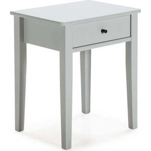 Světle šedý noční stolek z borovicového dřeva Bart – Marckeric obraz