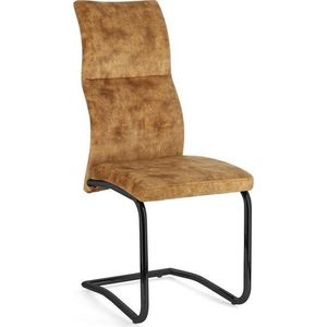 Čalouněná jídelní židle v hořčicové barvě Thelma – Bizzotto obraz