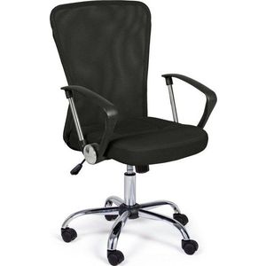 Černá čalouněná kancelářská židle Brisbane – Yes Everyday obraz
