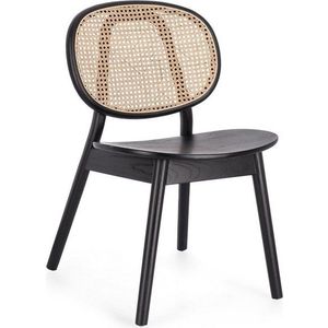 Černá jídelní židle z jilmového dřeva Adolis – Bizzotto obraz