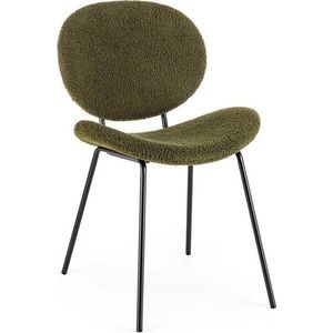 Khaki čalouněná jídelní židle Maddie – Yes Everyday obraz