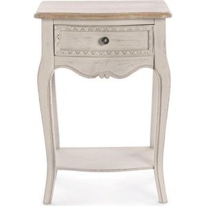 Krémový noční stolek Clarisse – Bizzotto obraz
