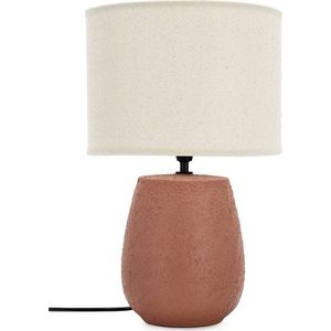 Keramická stolní lampa v terakotové barvě s textilním stínidlem (výška 41, 5 cm) Irvin – Yes Everyday obraz