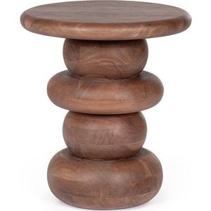 Kulatý odkládací stolek z mangového dřeva ø 40 cm Lopez – Bizzotto obraz