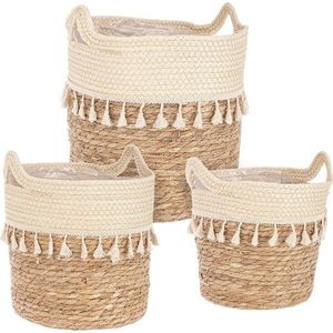 Košíky v sadě 3 ks z mořské trávy ø 32x35 cm Bridget – Yes Everyday obraz