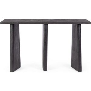 Černý konzolový stolek z mangového dřeva 40x130 cm Zacatecas – Bizzotto obraz