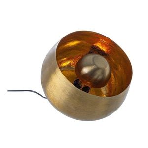 Kovová stolní lampa ve zlaté barvě s kovovým stínidlem (výška 24, 5 cm) Ishan – Bizzotto obraz