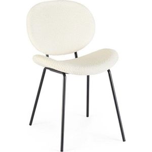 Bílá čalouněná jídelní židle Maddie – Yes Everyday obraz