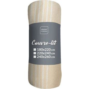 Béžový přehoz 240x260 cm Adele – douceur d'intérieur obraz