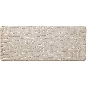 Béžová textilní koupelnová předložka 50x120 cm Ricochet – douceur d'intérieur obraz