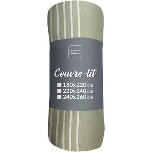 Zelený přehoz 240x260 cm Adele – douceur d'intérieur obraz