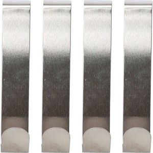 Závěsné kovové háčky v sadě 4 ks v leskle stříbrné barvě Fixeo – douceur d'intérieur obraz