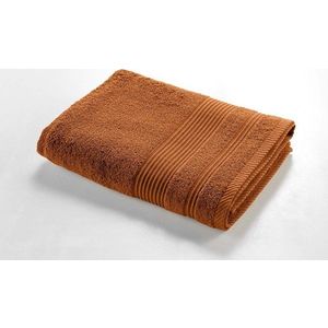 Froté bavlněná osuška v terakotové barvě 70x130 cm Tendresse – douceur d'intérieur obraz