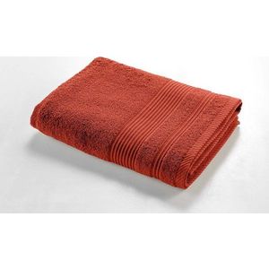 Froté bavlněná osuška v cihlové barvě 70x130 cm Tendresse – douceur d'intérieur obraz