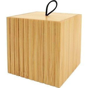 Bambusový koupelnový organizér na vatové tampony v přírodní barvě Hanoi – douceur d'intérieur obraz