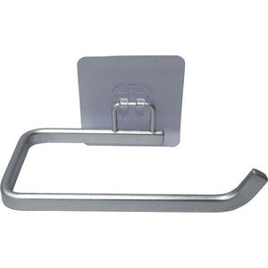 Kovový držák na toaletní papír bez vrtání v leskle stříbrné barvě Filaire Aluminium – douceur d'intérieur obraz