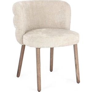 Béžová čalouněná jídelní židle Ilma – Bizzotto obraz