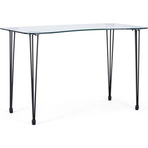 Pracovní stůl se skleněnou deskou 60x120 cm Rondo – Bizzotto obraz