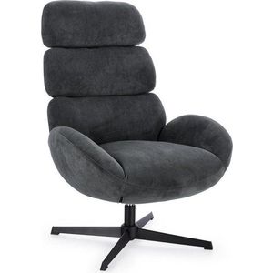 Černé otočné křeslo Violante – Bizzotto obraz