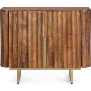 Komoda z mangového dřeva v přírodní barvě 95x80x40 cm Vilas – Bizzotto obraz