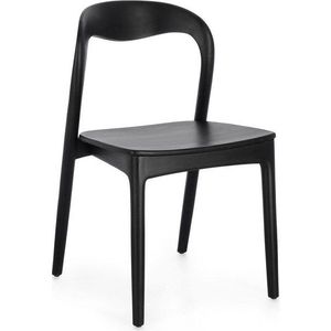 Černá jídelní židle z teakového dřeva Miley – Bizzotto obraz