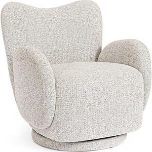 Světle šedé otočné křeslo Harper – Bizzotto obraz