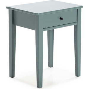 Noční stolek z borovicového dřeva v petrolejové barvě Bart – Marckeric obraz