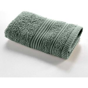 Šalvějově zelený froté bavlněný ručník 30x50 cm Tendresse – douceur d'intérieur obraz