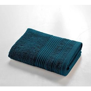 Tmavě modrý froté bavlněný ručník 50x90 cm Tendresse – douceur d'intérieur obraz
