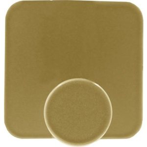 Kovové háčky v sadě 2 ks bez vrtání v matně zlaté barvě Fixeo – douceur d'intérieur obraz