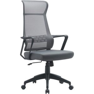 Šedá čalouněná kancelářská židle Hoboken – Yes Everyday obraz