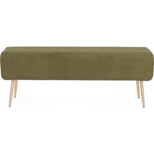 Zelená polstrovaná lavice Olga – Bizzotto obraz