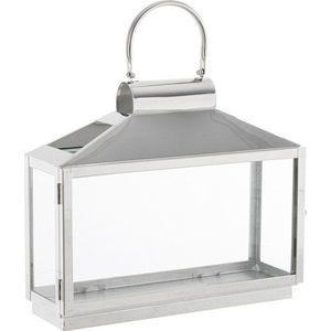 Skleněná/nerezová lucerna (výška 27, 5 cm) Nilak – Yes Everyday obraz