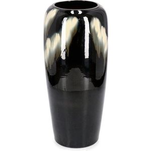 Černá terakotová ručně vyrobená/vysoká váza (výška 59 cm) Coira – Bizzotto obraz