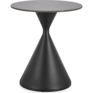 Kulatý odkládací stolek s deskou v dekoru mramoru ø 50 cm Joona – Bizzotto obraz