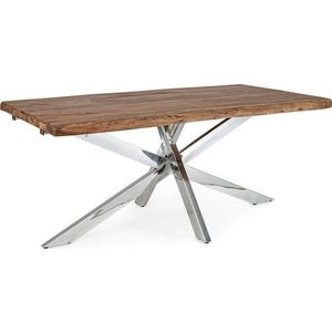 Jídelní stůl s deskou z akácie 90x180 cm Arkansas – Bizzotto obraz