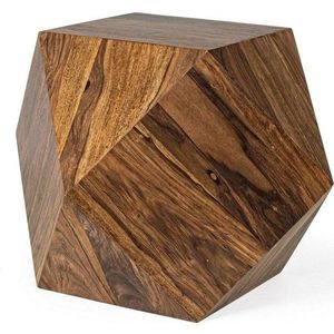 Konferenční stolek z masivu sheesham v tmavě přírodní barvě 42x42 cm Egypt – Bizzotto obraz