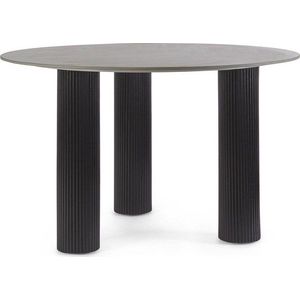 Kulatý jídelní stůl s deskou v dekoru mramoru ø 120 cm Bamira – Yes Everyday obraz