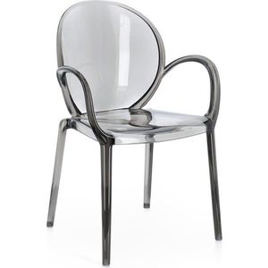 Šedá plastová zahradní židle Camilla – Bizzotto obraz