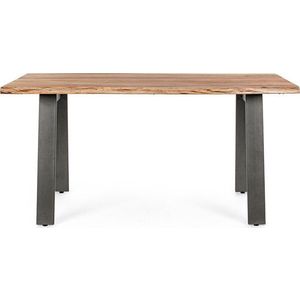 Jídelní stůl s deskou z akácie 90x160 cm Aron – Bizzotto obraz