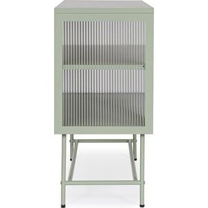 Šalvějově zelená kovová komoda 110x90x43 cm Carey – Yes Everyday obraz