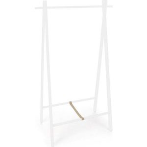 Bílý stojan na oblečení z březového dřeva 91x151x50 cm Daiki – Yes Everyday obraz