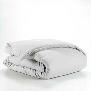 Bílý bavlněný povlak na peřinu na jednolůžko 140x200 cm Lina – douceur d'intérieur obraz