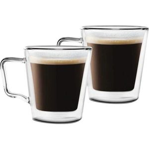 Sada 2 dvoustěnných hrnků Vialli Design Joey, 250 ml obraz