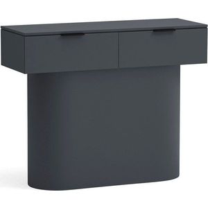 Antracitový konzolový stolek 36x100 cm Totem – Teulat obraz