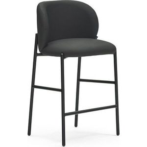 Černá čalouněná barová židle Mogi – Teulat obraz