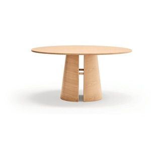 Kulatý jídelní stůl v dekoru jasanu ø 157 cm Cep – Teulat obraz