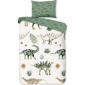 Zelené/béžové bavlněné dětské povlečení do postýlky 100x135 cm Gabi – Good Morning obraz