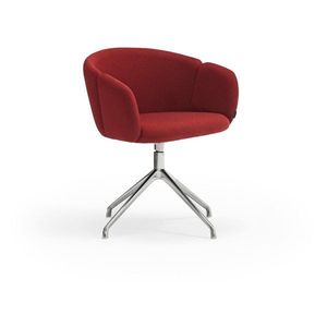 Čalouněné jídelní křeslo s područkami v cihlové barvě Add – Teulat obraz